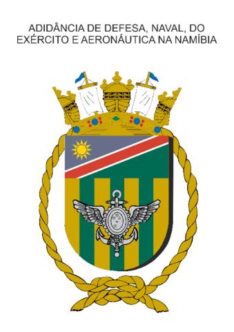 Coat of arms (crest) of the Defence, Naval, Army and Air Force Attaché in Namibia, Brazilian Navy