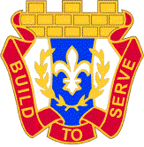 Coat of arms (crest) of 412th Engineer Command, US Army