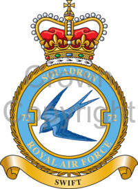 Coat of arms (crest) of the No 72 Squadron, Royal Air Force
