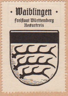 Wappen von Waiblingen/Coat of arms (crest) of Waiblingen