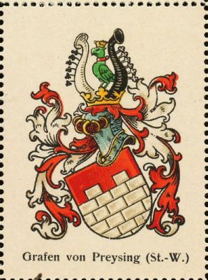 Arms (crest) of Konrad von Preysing Lichtenegg-Moos