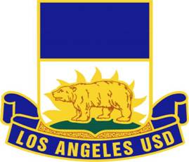 Arms of Los Angeles High School Junior Reserve Officer Training Corps, Los Angeles Unified School District, US Army