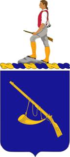 Coat of arms (crest) of 399th (Infantry) Regiment, US Army