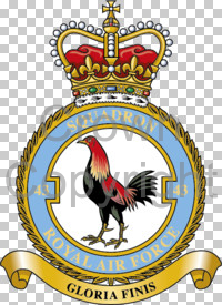 Coat of arms (crest) of the No 43 Squadron, Royal Air Force
