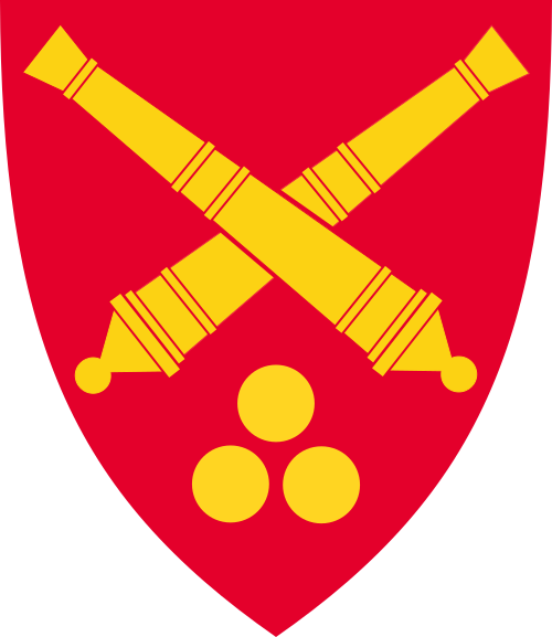 Coat of arms (crest) of the Artillery Regiment, Norwegian Army