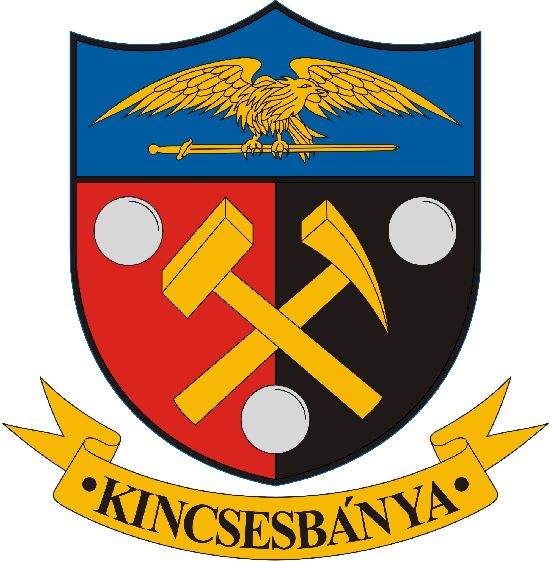 350 pxKincsesbánya (címer, arms)