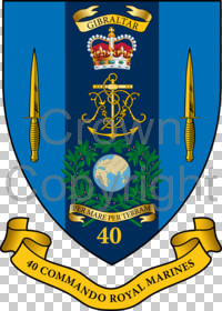 Coat of arms (crest) of 40 Commando, RM
