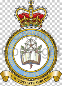 Coat of arms (crest) of the Yorkshire Universities Air Squadron, Royal Air Force Volunteer Reserve