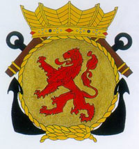 Coat of arms (crest) of the Zr.Ms. Vlaardingen, Netherlands Navy