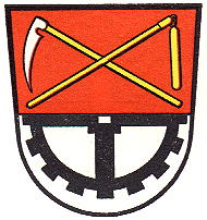 Wappen von Büdelsdorf/Arms of Büdelsdorf