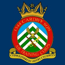 Coat of arms (crest) of the No 1344 (Cardiff) Squadron, Air Training Corps