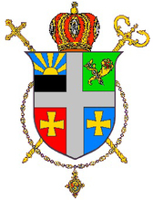 Arms (crest) of the Archiepiscopal Exarchte of Donetsk-Kharkiv (2002-2014)(Ukrainian Rite)