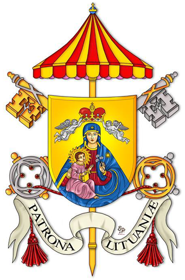 Arms (crest) of Basilica of the Visitation of the Blessed Virgin Mary, Trakai