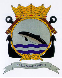 Coat of arms (crest) of the Zr.Ms. Bruinvis, Netherlands Navy