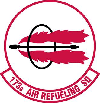 Coat of arms (crest) of the 173rd Air Refueling Squadron, Nebraska Air National Guard