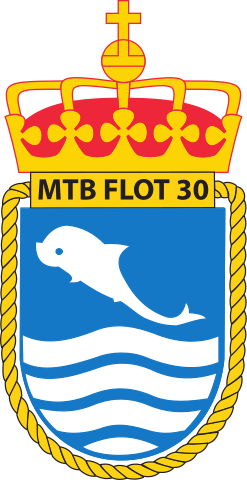 Coat of arms (crest) of the 30th Missile Torpedo Boat Flotilla, Norwegian Navy