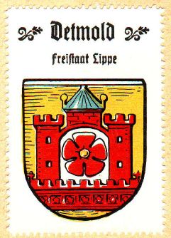 Wappen von Detmold/Coat of arms (crest) of Detmold