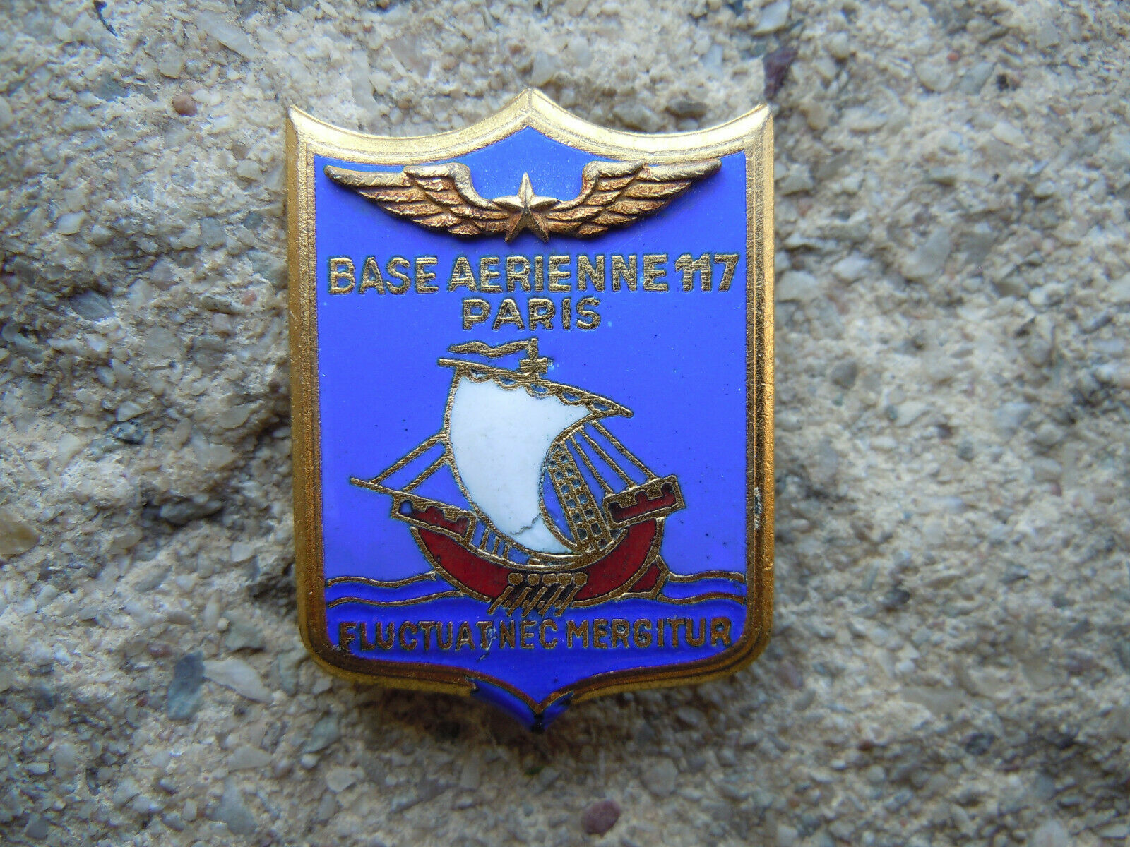 Coat of arms (crest) of the Air Force Base 117 Capitaine Guynemer, French Air Force
