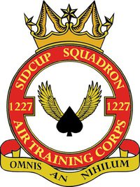 Coat of arms (crest) of the No 1227 (Sidcup) Squadron, Air Training Corps