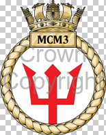 Coat of arms (crest) of the Mine Countermeasures Squadron 3, Royal Navy