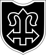 Coat of arms (crest) of the 24th Mountain (Karstjäger-) Division of the Waffen-SS