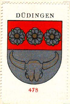 Wappen von/Blason de Düdingen
