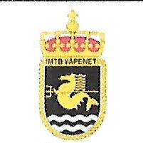 Coat of arms (crest) of the Motor Tropedo Boat Arm Training Centre, Norwegian Navy