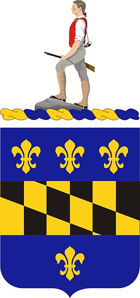 Coat of arms (crest) of 319th (Infantry) Regiment, US Army