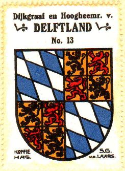 Wapen van Delfland/Coat of arms (crest) of Delfland