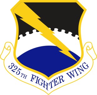 Coat of arms (crest) of the 325th Fighter Wing, US Air Force
