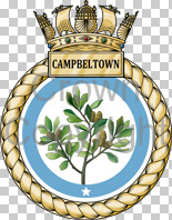 Coat of arms (crest) of the HMS Campbeltown, Royal Navy