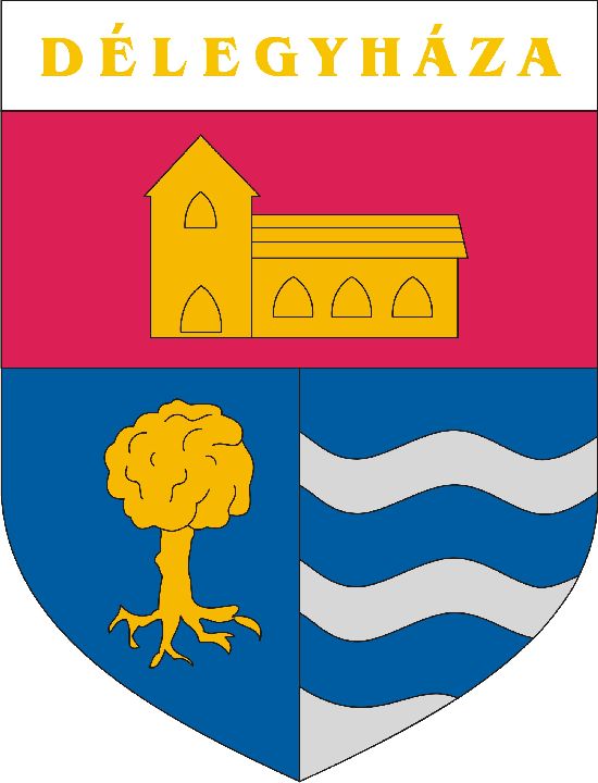 350 pxDélegyháza (címer, arms)