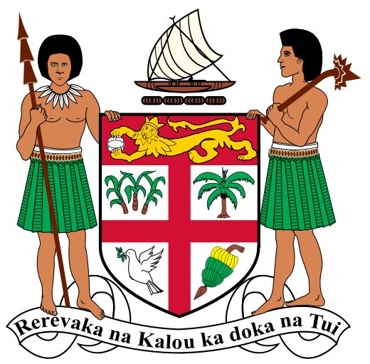 Coat of arms (crest) of National arms of Fiji