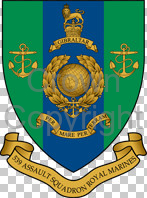 Coat of arms (crest) of 539 Assault Squadron, RM