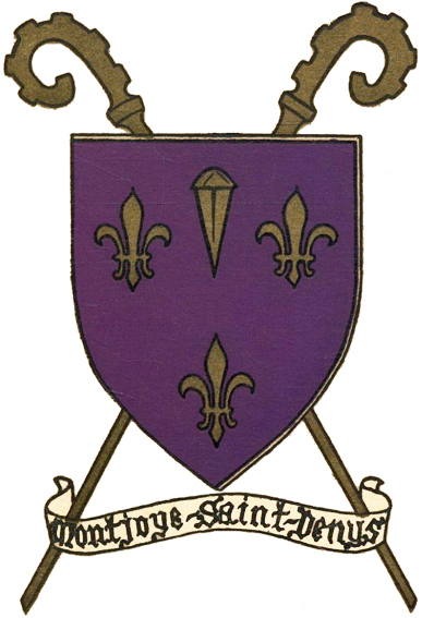 Arms (crest) of Abbatical Basilica of St. Denis, Paris