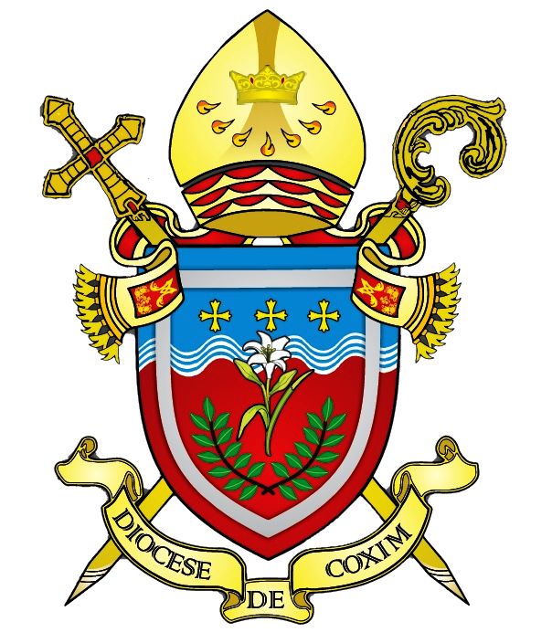 Arms (crest) of Diocese of Coxim