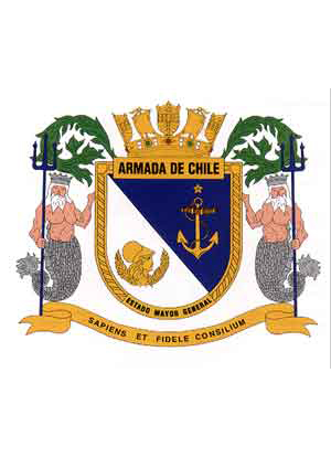 Coat of arms (crest) of the General Staff School of the Navy, Chilean Navy