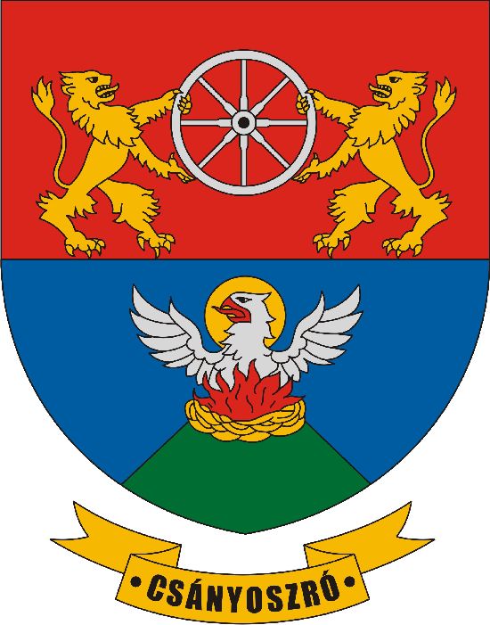 350 pxCsányoszró (címer, arms)