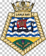 Coat of arms (crest) of the RFA Largs Bay, United Kingdom
