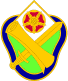 Coat of arms (crest) of the 451st Civil Affairs Group, US Army