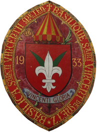 Arms (crest) of Basilica of St. Vincent, Metz