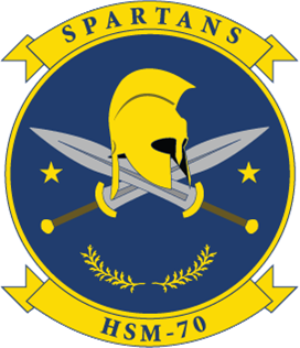 Coat of arms (crest) of the Helicopter Maritime Strike Squadron 78 (HSM-78) Blue Hawks, US Navy