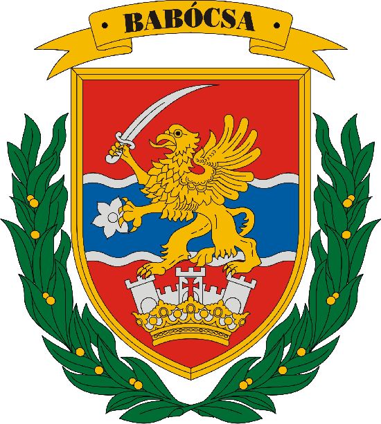 350 pxBabócsa (címer, arms)