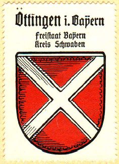 Wappen von Oettingen in Bayern/Coat of arms (crest) of Oettingen in Bayern