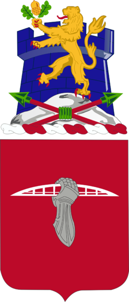 Coat of arms (crest) of 17th Engineer Battalion, US Army