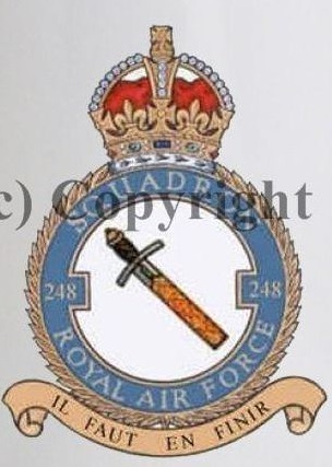 Coat of arms (crest) of the No 248 Squadron, Royal Air Force