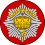 Emblem (crest) of the I Battalion, The Royal Life Guards, Danish Army