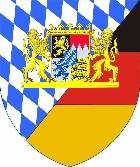 Coat of arms (crest) of the State Command of Bayern (Bavaria), Germany