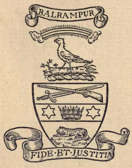 Arms (crest) of Balrampur (State)