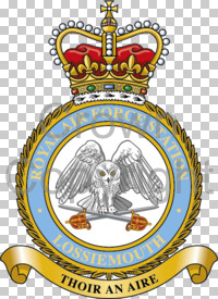 Coat of arms (crest) of the RAF Station Lossiemouth, Royal Air Force
